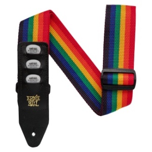 Ernie Ball 4188 Curea de chitara pickholder curcubeu