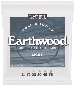Ernie Ball Earthwood Bell Bronze Light 11-52 – Set corzi chitară acustică cu ton bogat și vintage, create împreună cu John Mayer - Img 1
