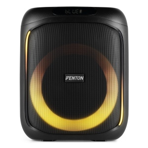 Fenton TRACK160 – Boxă portabilă cu acumulator, LED, 6.5", 30W RMS, Bluetooth/USB/SD - Img 2
