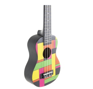 GEWA Manoa Black Neon Soprano Ukulele - Img 6