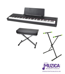 Gewa PP-3 Set 88 de clape grele, eșantion Steinway D274, Bluetooth