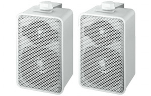 Monacor MKS-42/WS – Set 2 boxe pasive 2 căi, 20 W RMS, 4 Ohmi, ALBE