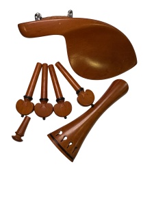 Set Accesorii Vioara 4/4 Boxwood brown pick - barbie, cuie, cordar