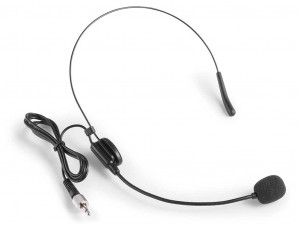 sistem 1 lavaliera si 1x microfron de mana UHF wireless Vonyx WM82C 179.215 