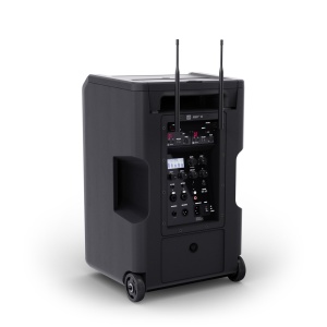 Sistem portabil PA LD Systems ANNY 10 HHD 2 B8 cu baterie, 2 microfoane fara fir