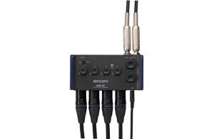 Zoom AMS-44 – Interfață audio profesională USB-C cu 4 intrări XLR/TRS, comutator Music/Streaming și alimentare flexibilă - Img 8