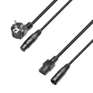 Adam Hall 3 STAR H C13 A 1000 – Cablu Hibrid Profesional Power & Semnal (10m)