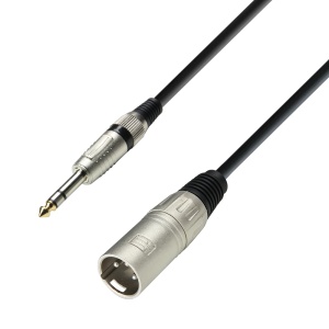 Adam Hall K3BMV0100 XLRm-TRS 1m Cablu audio balansat - Img 1
