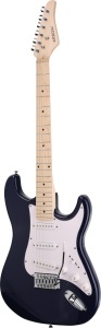 Arrow Tonecaster ST 111 Oceanic Maple/White - Chitară electrică tip Stratocaster, 3 doze single-coil, gât din arțar canadian - Img 2