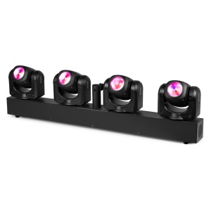 Beamz PANTHER QUATRO – Bară de lumini cu 4 capete mobile RGBW de 40W, mod DMX și control individual - Img 3