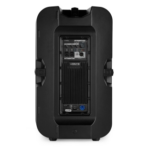 Boxă activă Vonyx VD715A, 15", 450W RMS, bi-amplificată, Bluetooth 5.0 + DSP, carcasă ABS - Img 9