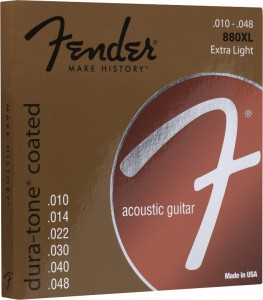 Corzi chitara acustica Fender 880XL Coated 80/20 Bronz 10-48