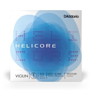 D'Addario Helicore H311 4/4 Medium, Coarda Mi pentru vioara din otel