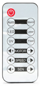 Efect Magic2 Derby LED-uri RGBWPWW cu laser RG si stroboscop DMX - Img 4