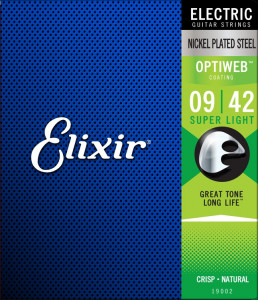 Elixir Optiweb 09-42 - Set Corzi Chitara Electrica