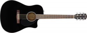 Fender CD-60 SCE Black - Chitara electro-acustica