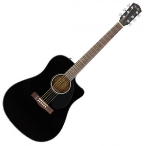 Fender CD-60 SCE Black - Chitara electro-acustica