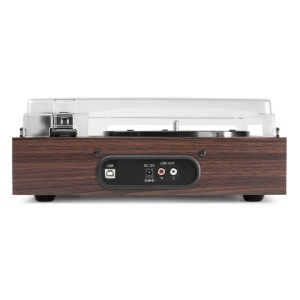 Fenton RP102B – Pick-up cu Bluetooth, carcasă din lemn, difuzoare stereo - Img 4
