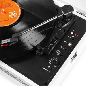 Fenton RP118F – Pick-up Bluetooth portabil, 3 viteze, USB MP3, difuzoare stereo - Img 5