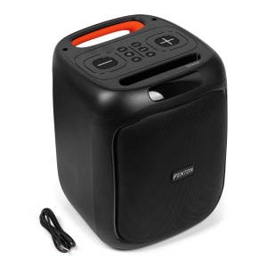 Fenton TRACK160 – Boxă portabilă cu acumulator, LED, 6.5", 30W RMS, Bluetooth/USB/SD - Img 9