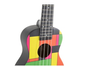GEWA Manoa Black Neon Soprano Ukulele - Img 3