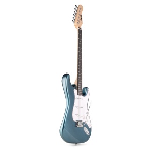 GigKit Stratocaster Albastru cu amplificator 40W – Set chitară electrică ideal pentru începători - Img 4