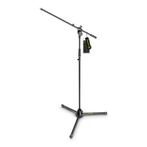 Gravity MS 4321 B – Stativ microfon profesional cu braț lung și bază trepied din zinc