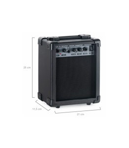 McGrey Rockit Guitar ST-Complete Black – Set complet chitară electrică cu amplificator 10W, husă și accesorii - Img 6