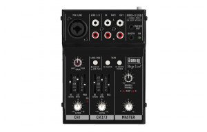 Mixer audio Stage-Line MMX-11USB 2 canale, interfata usb