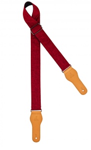 Ortega OCS-250 Casual – Curea Chitară 100% Bumbac, Burgundi