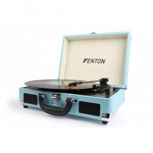 Pick-up Fenton RP115 102.106 Bluetooth, piele PU, albastru deschis