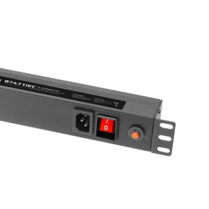 Prelungitor Adam Hall Cables 87471 IEC 1.5m 8 posturi de rack