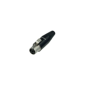 REAN RT4FC-B - Conector Mini XLR mamă cu 4 pini