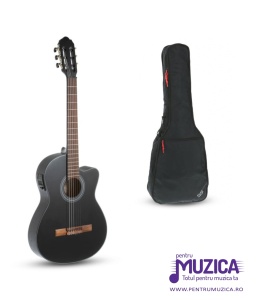 Set Chitară Electro-Clasică Gewa Student Cedar 4/4 + Husă GewaPure Turtle Serie 103
