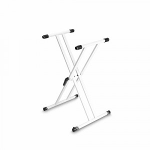 Stativ orga electronica Gravity KSX2W dublu X alb