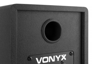 Vonyx SMN40W Set 2 monitoare de studio active, 4”, 50W RMS, alb - Img 6