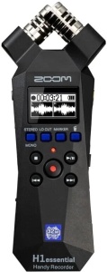 Zoom H1essential – Recorder digital portabil 32-bit float, microfon stereo X/Y și înregistrare 32-bit/96 kHz