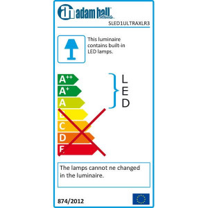 Adam Hall SLED 1 Ultra XLR 3 Lampa pentru mixer - Img 6