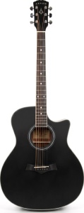 Arrow Silver A CE Black, Chitara electro-acustica ,Auditorium Cutaway, Tuner