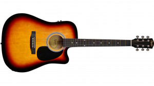 Chitara electro-acustica Fender Squier SA-105CE Sunburst