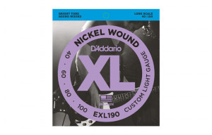 Daddario EXL190 Custom Light 40-100