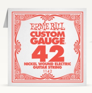 Ernie Ball 1142, .042, Coardă individuala pentru chitara electrica Nickel Wound