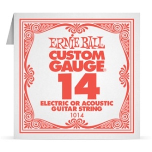 Ernie Ball Single Plain Steel 014 Coarda pentru chitara acustica/electrica