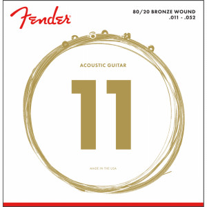 Fender 70CL 80/20 Bronze - Set Corzi Chitara Acustica 11-52
