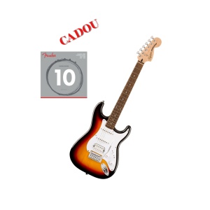 Fender Squier Affinity Series Stratocaster Junior HSS LRL 3-Color Sunburst Chitară electrică - Img 1