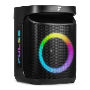 Fenton PULSE65 – Boxă portabilă cu acumulator, IPX4, LED, 2x6.5", 60W RMS, Bluetooth/USB/SD 178.576