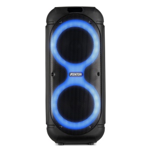 Fenton TRACK510 – Boxă portabilă cu acumulator, LED, 2x8", 160W, Bluetooth/USB/SD - Img 2
