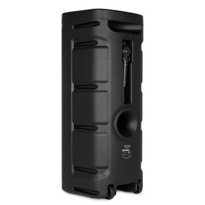 Fenton TRACK610 – Boxă portabilă cu acumulator, LED, 2x10", 240W, Bluetooth/USB/SD - Img 5
