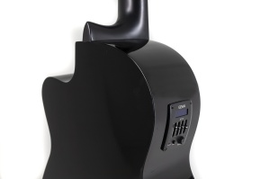 Gewa Student Black 4/4 Chitară electro-clasică cu top din molid, cutaway și EQ cu tuner - Img 4