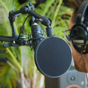 Pop filter cu brat reglabil Gravity MA 3D A POP 1 pentru microfoane studio